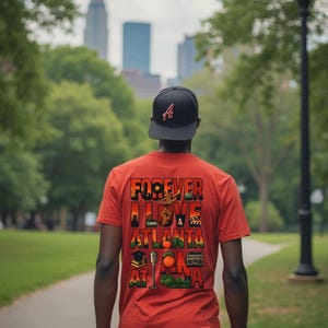 Forever I Love Atlanta, Heart of the A Unisex Graphic Jersey T-Shirt