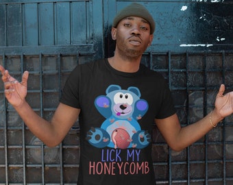 Men&#39;s Lick My Honeycomb Fashion Tee