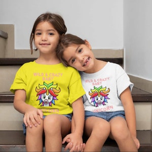 Girls Baby Unicorn Princess Tee