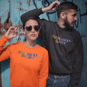 Bodega Baby Unisex Sweatshirt | NYC Streetwear | New York Inspired Crewneck | Urban Fashion for Men & Women