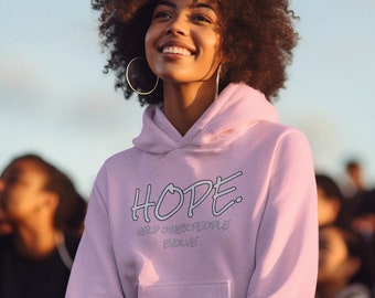 HOPE. Help Other People Evolve Hooded Sweatshirt