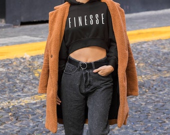Finesse Women's Cropped Hoodie
