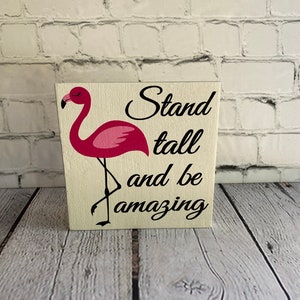 Summer flamingo decor, Flamingo sign, Summer tiered tray decor, flamingo Tiered tray, Flamingo decor