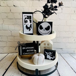Nightmare Before Christmas Tiered Tray Bundle Nightmare Etsy