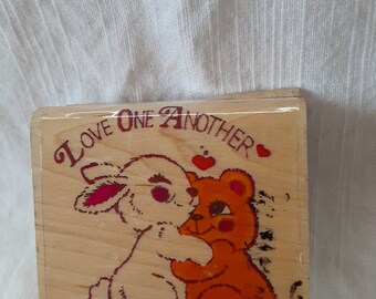 Impressive Rubber Stamp; Love One Another; D 1931