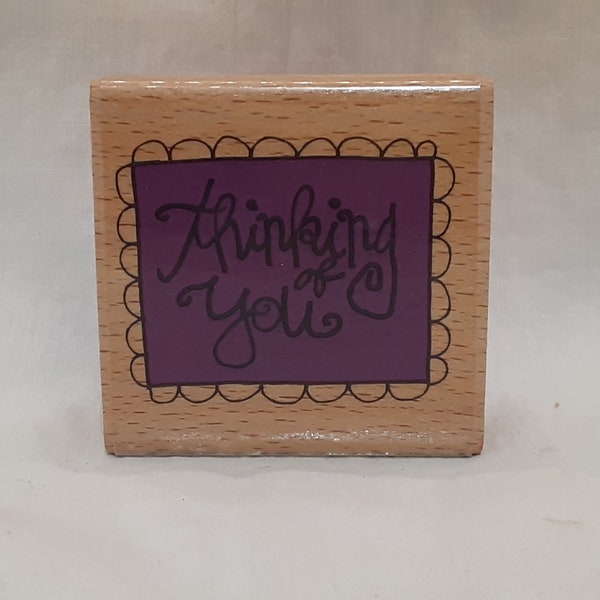 Studio G Rubber Stamp: Thinking of You; 2007