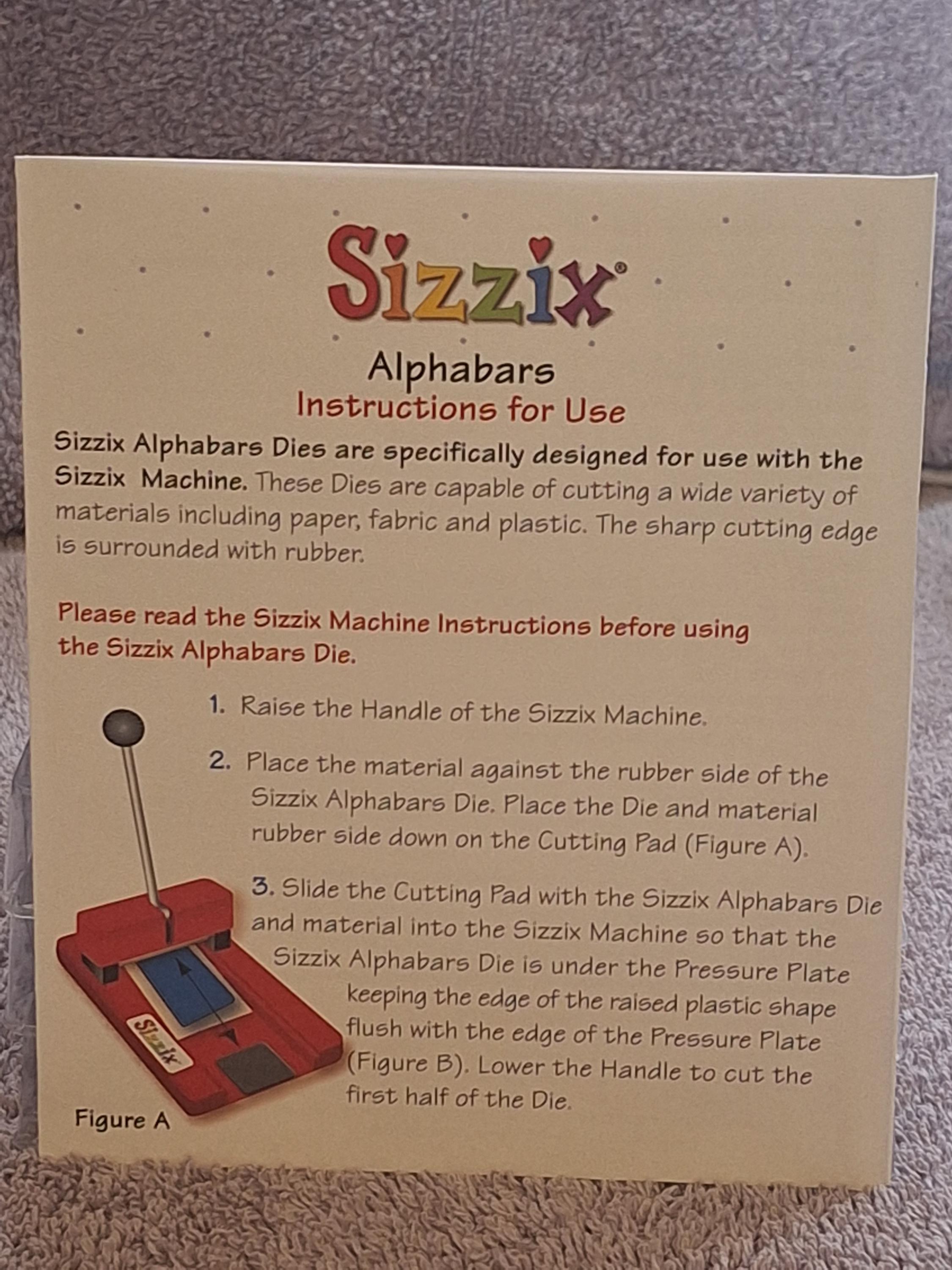 Sizzix Alphabars Doodle Block; Lowercase Alphabet Set; 38-0999 - Etsy