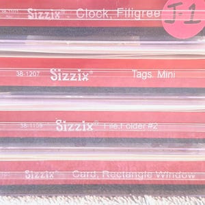 Sizzix Large Red Original Die-Cutter; Your Choice [J]