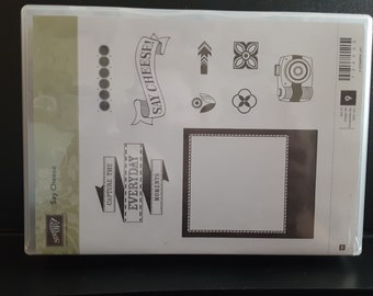 Stampin Up Rubber Stamp Set; Say Cheese