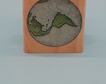 Hero Arts Rubber Stamp; Planet Earth; B 229; 1990