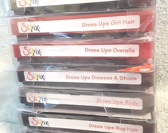Sizzix Large Red Original Die-Cutter; Dress Ups; Your Choice [J]