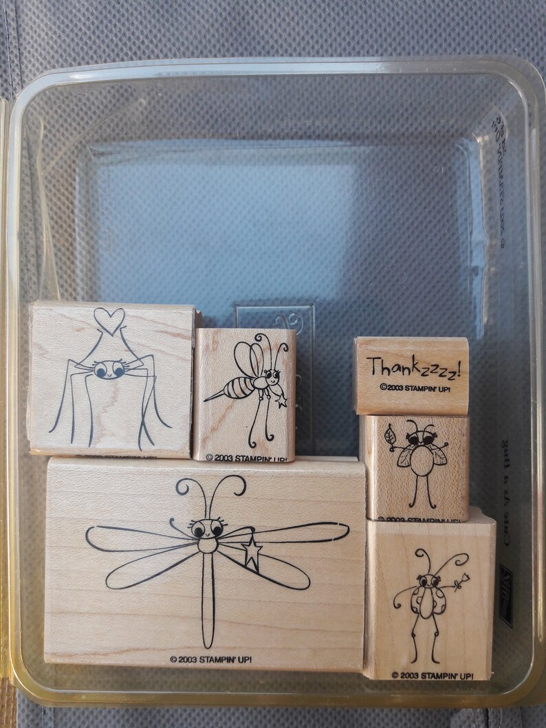 Stampin Up Stamp Set; Cute As a Bug-2003