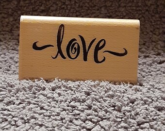 Inkadinkado Rubber Stamp; Love; 93439 J