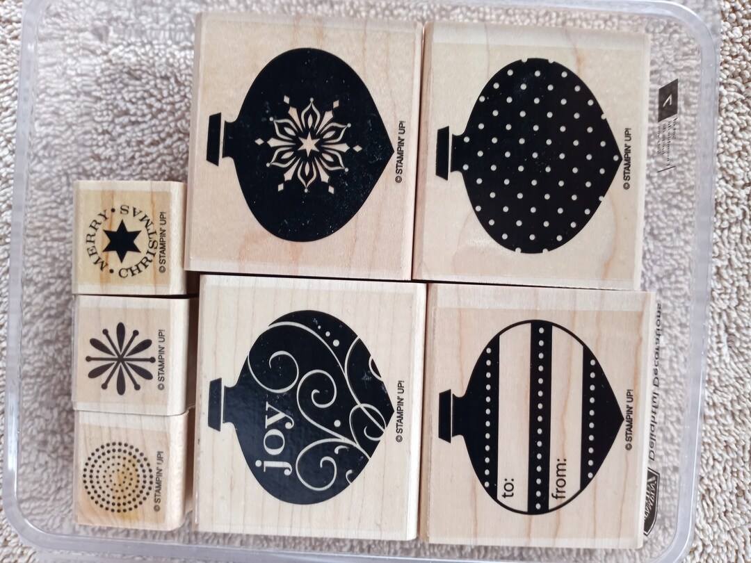 Stampin up Rubber Stamp Set; Delightful Decorations - Etsy