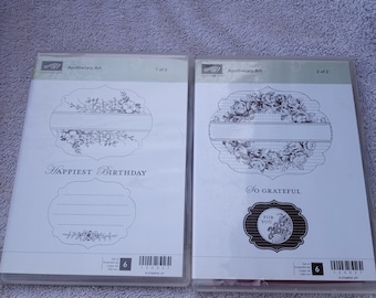 Stampin Up Stamp Set; Apothecary Art 1&2