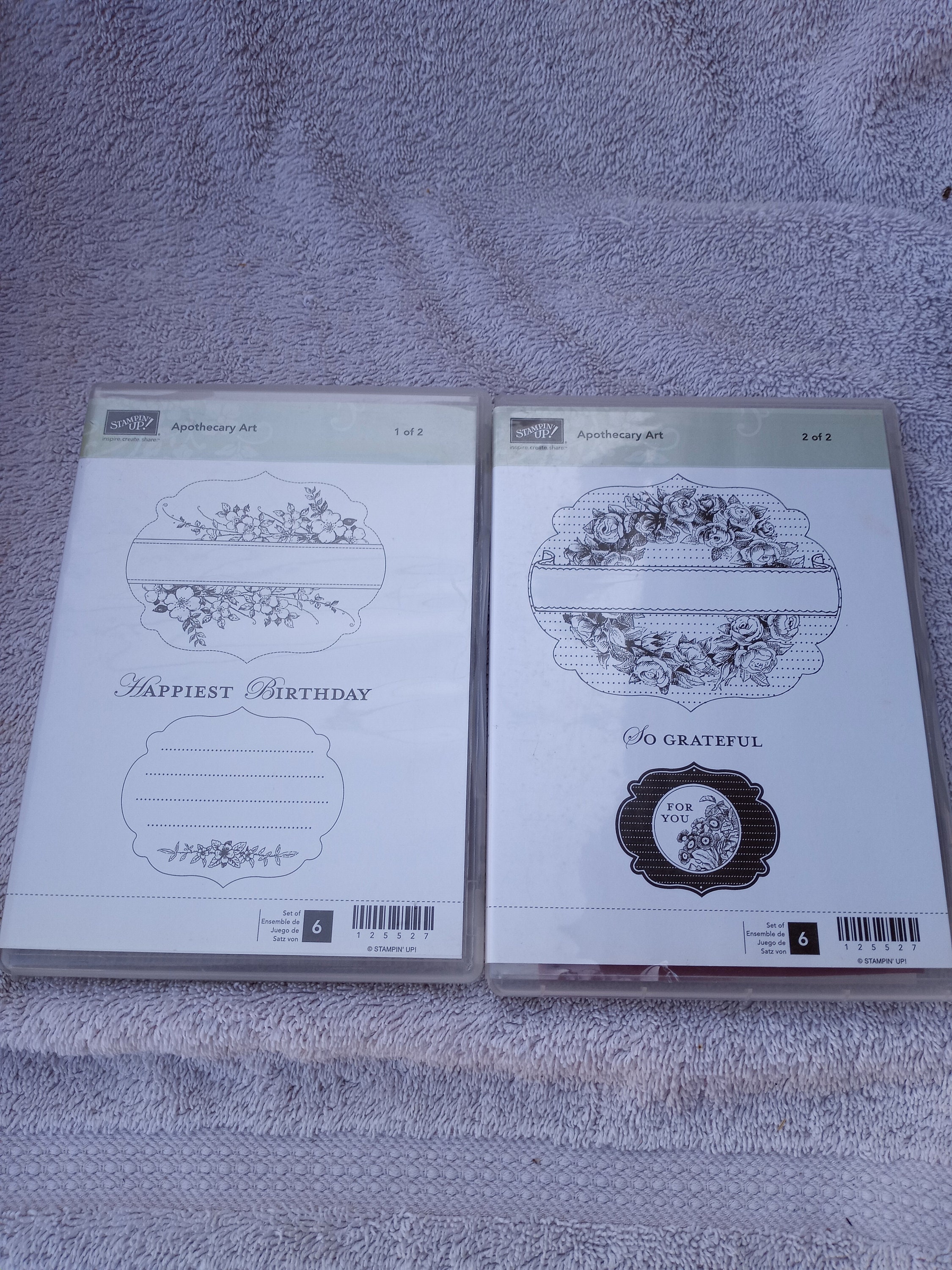 Stampin up Stamp Set; Apothecary Art 1&2 - Etsy