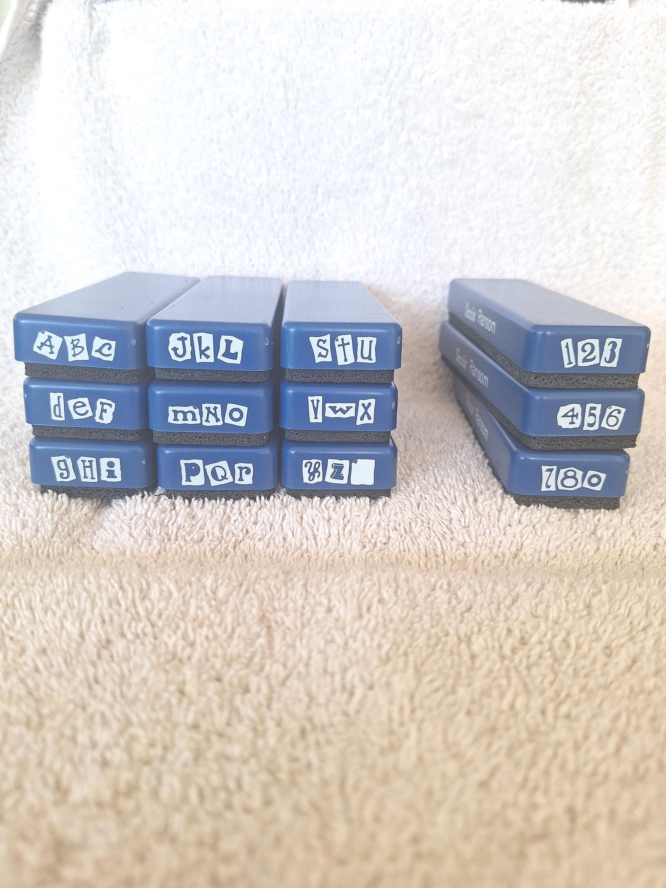 Sizzix Ransom Alphabars A-and Numbers 1-9; 38-1088 & 38-1089 - Etsy