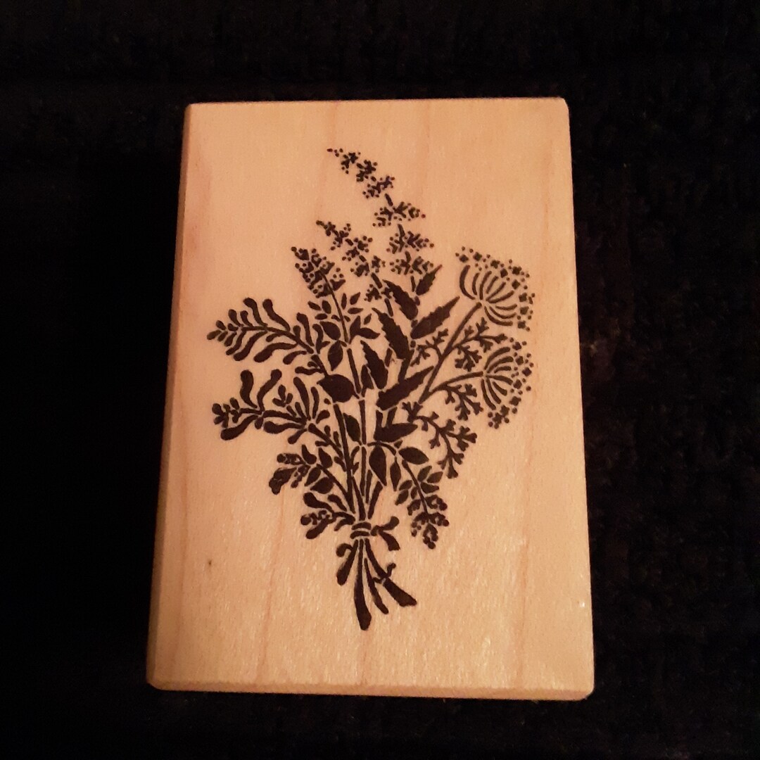 PSX Rubber Stamp; Queen Ann's Lace Flower Bouquet - Etsy