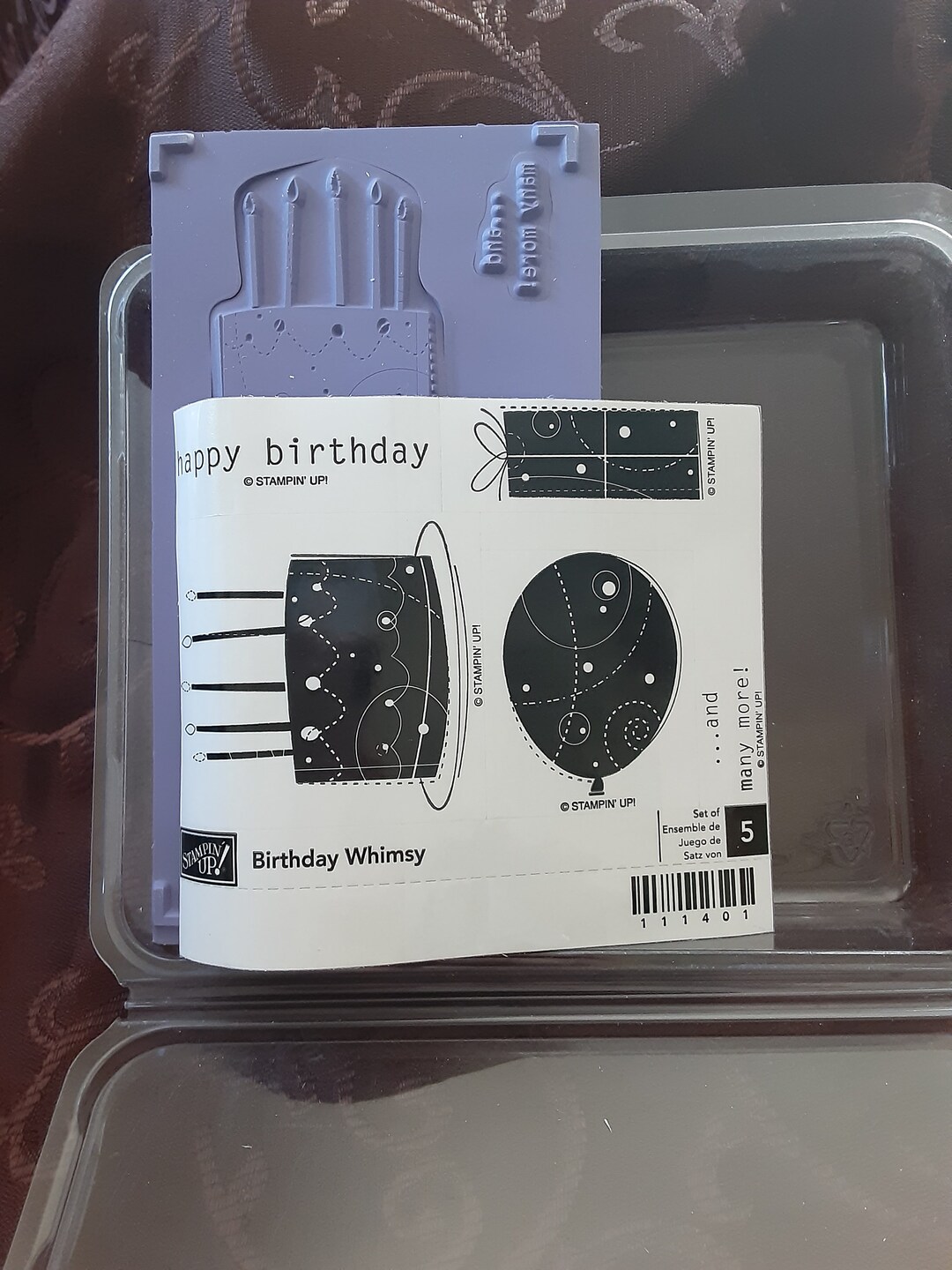 Stampin up Rubber Stamp Set; Birthday Whimsy - Etsy