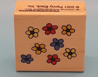 Penny Black Rubber Stamp;  Flower Patch; 2160C; 2001