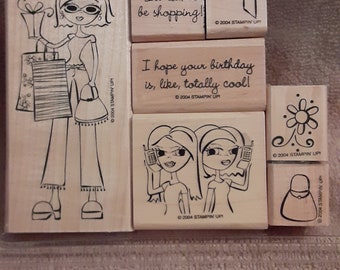 Stampin Up Rubber Stamps; Totally Cool; 2004