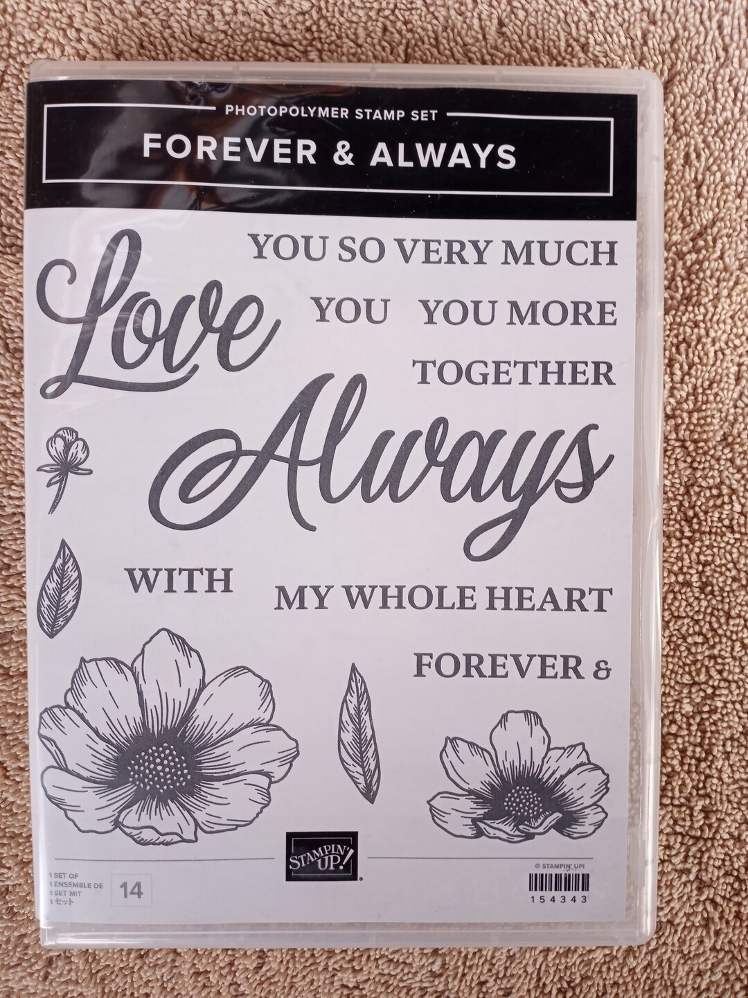 Stampin up Photopolymer Stamp Set; Always & Forever - Etsy