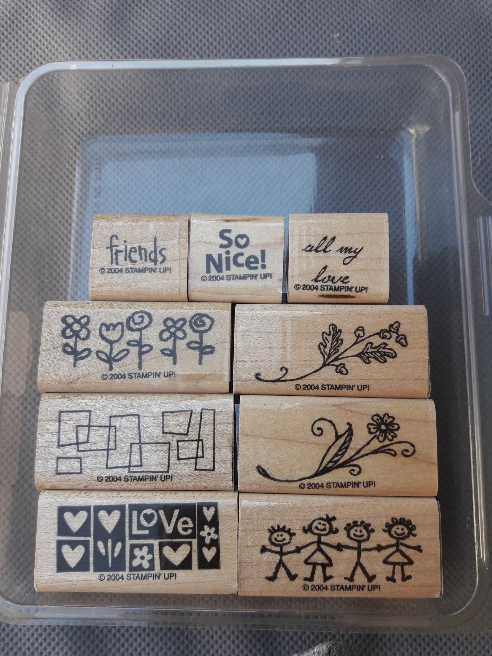 Stampin up Rubber Stamp Set Smorgasborders 2004 - Etsy