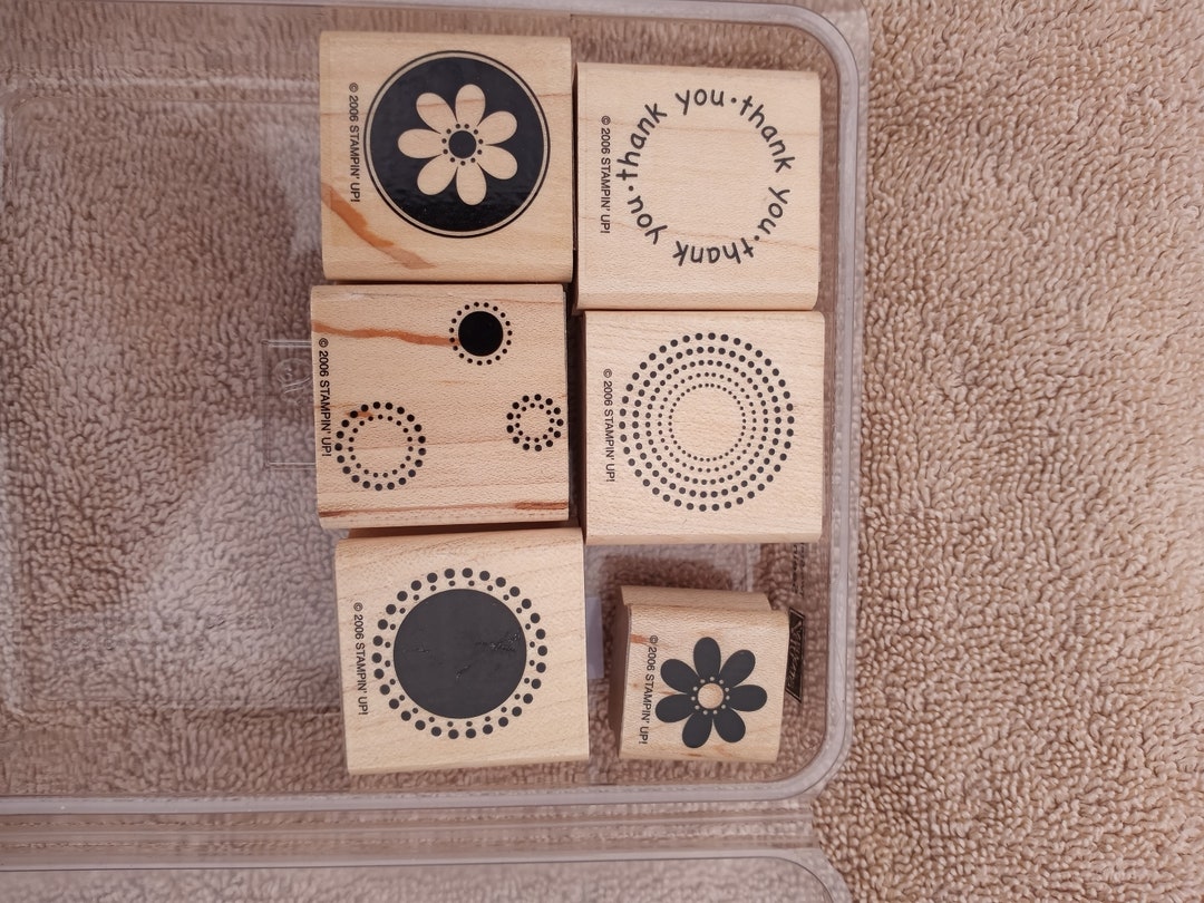 Stampin up Rubber Stamp Set; Seeing Spots; 2006 - Etsy