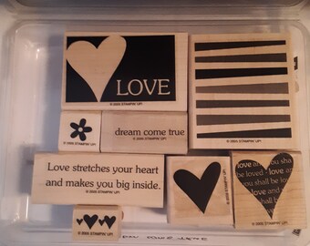 Stampin Up Rubber Stamp Set; Dream Come True; 2005