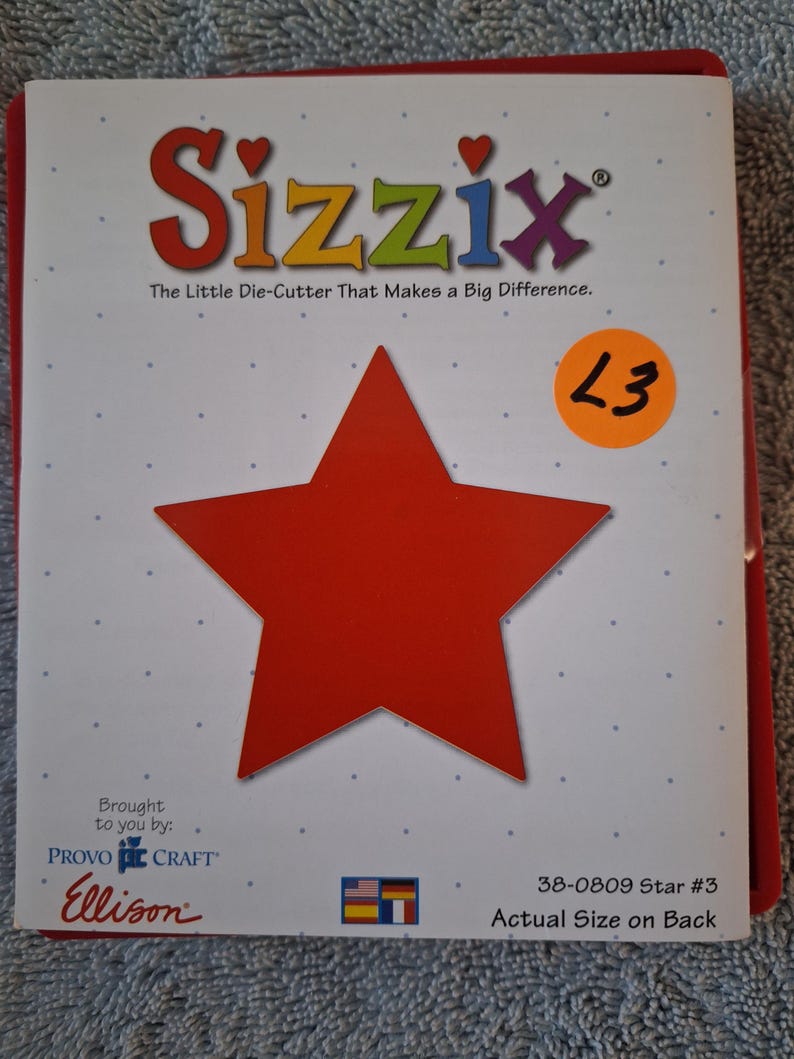 Sizzix Large Red Original Die-cutter; Your Choice [L] - Etsy