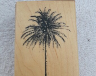 Inkadinkado Rubber Stamp; Palm Tree; 91963-M