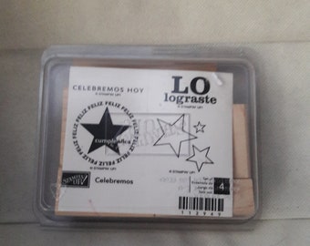 Stampin Up Rubber Stamp Set; Celebremos