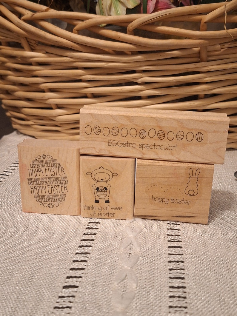 Stampin up Rubber Stamp Set; Eggstra Spectacular - Etsy