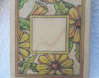 V.I.P. Rubber Stamp-Floral Frame-1999