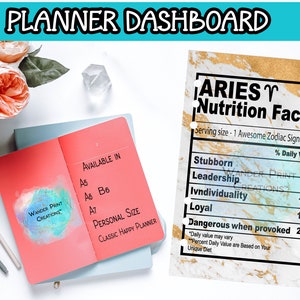 ZODIAC  NUTRITION FACTS  Dashboard