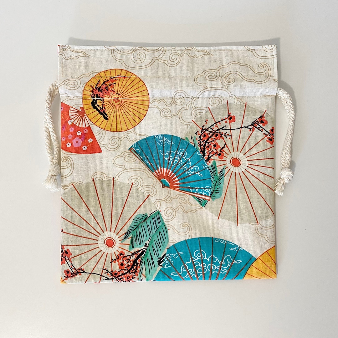 Pouch Bag-fans and Umbrellas, Money Bag, Fortune Bag, Gift Bag, Asian ...