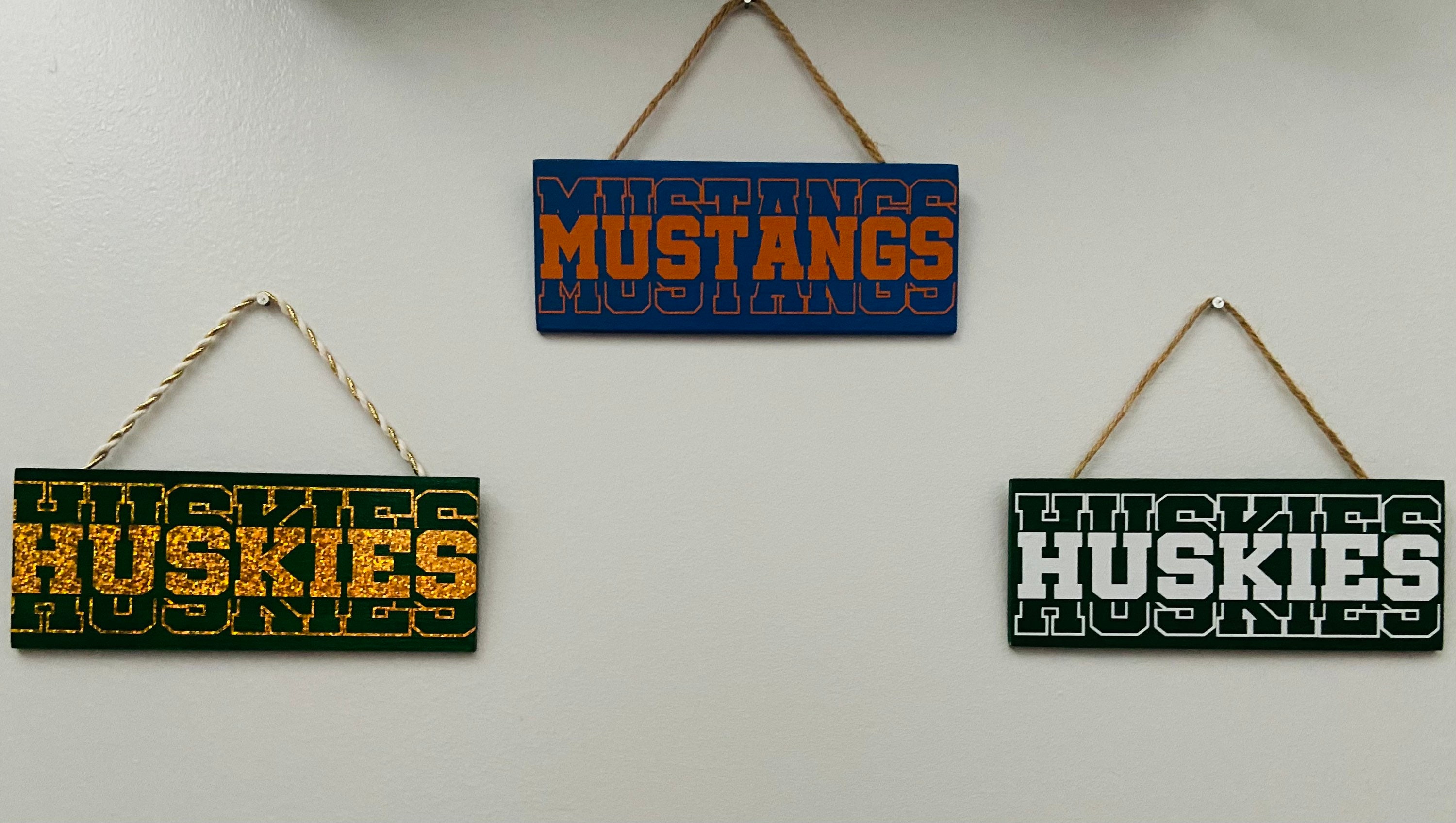 Wooden School Spirit Sign | Etsy