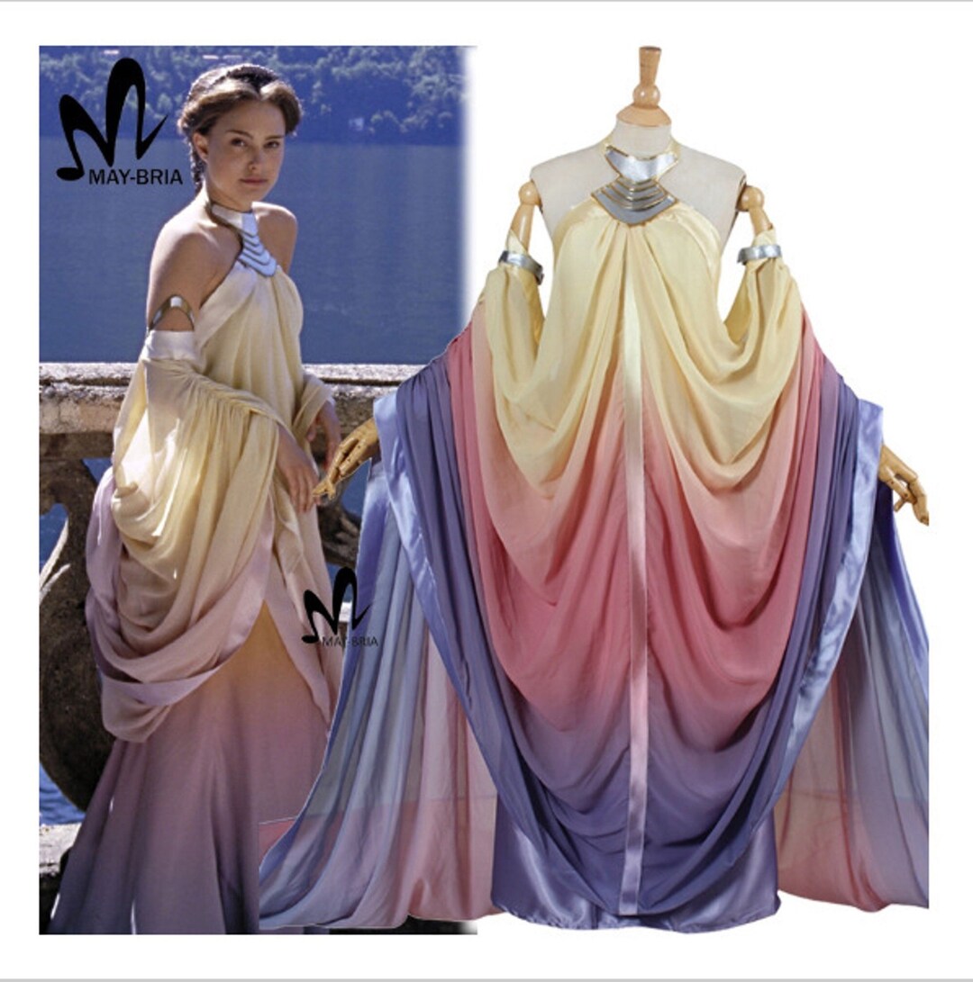 Star War Cosplay Queen Amidala Costume,halloween Carnival Party Outfit