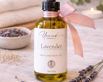 Lavendel Bade & Körperöl | Natürliche Massage, Bio Lavendel