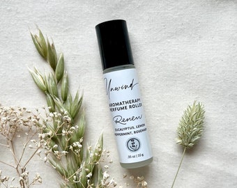 Renew Aromatherapy Roller | Aromatherapy Roller -  Essential Oil Roller - Perfume Roller - Eucalyptus, Peppermint Roller