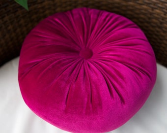 fuschia throw pillows