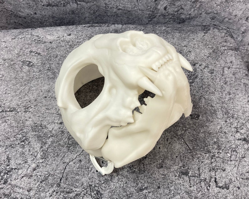 3D printed Skull cat head base