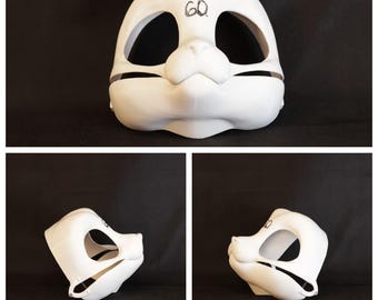 毛皮のような着ぐるみヘッドベース Kemono V2 鼻なし静的顎 3D