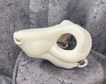 rat semi toony head base with moving jaw (3D printed)