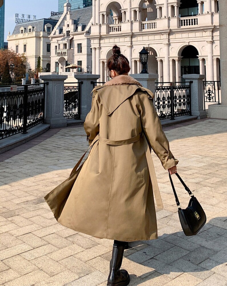 Trendy Vegan Aesthetic Trench Coat For This Season You Will Etsy