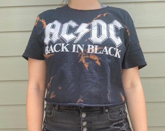 Acdc Crop Top Etsy