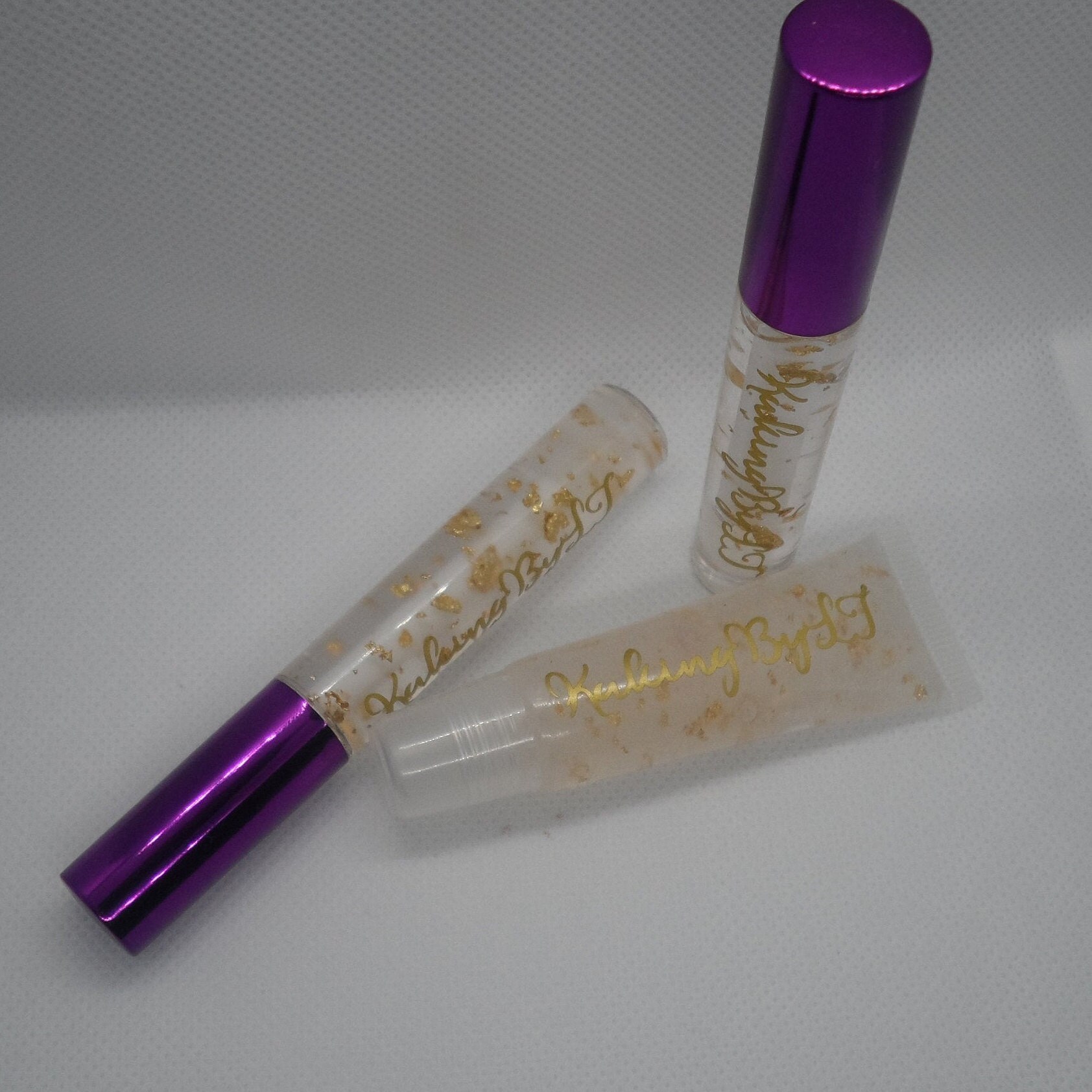 Gold Flakes Lip Gloss 24k Lip Gloss Clear Lip Gloss Gold Etsy