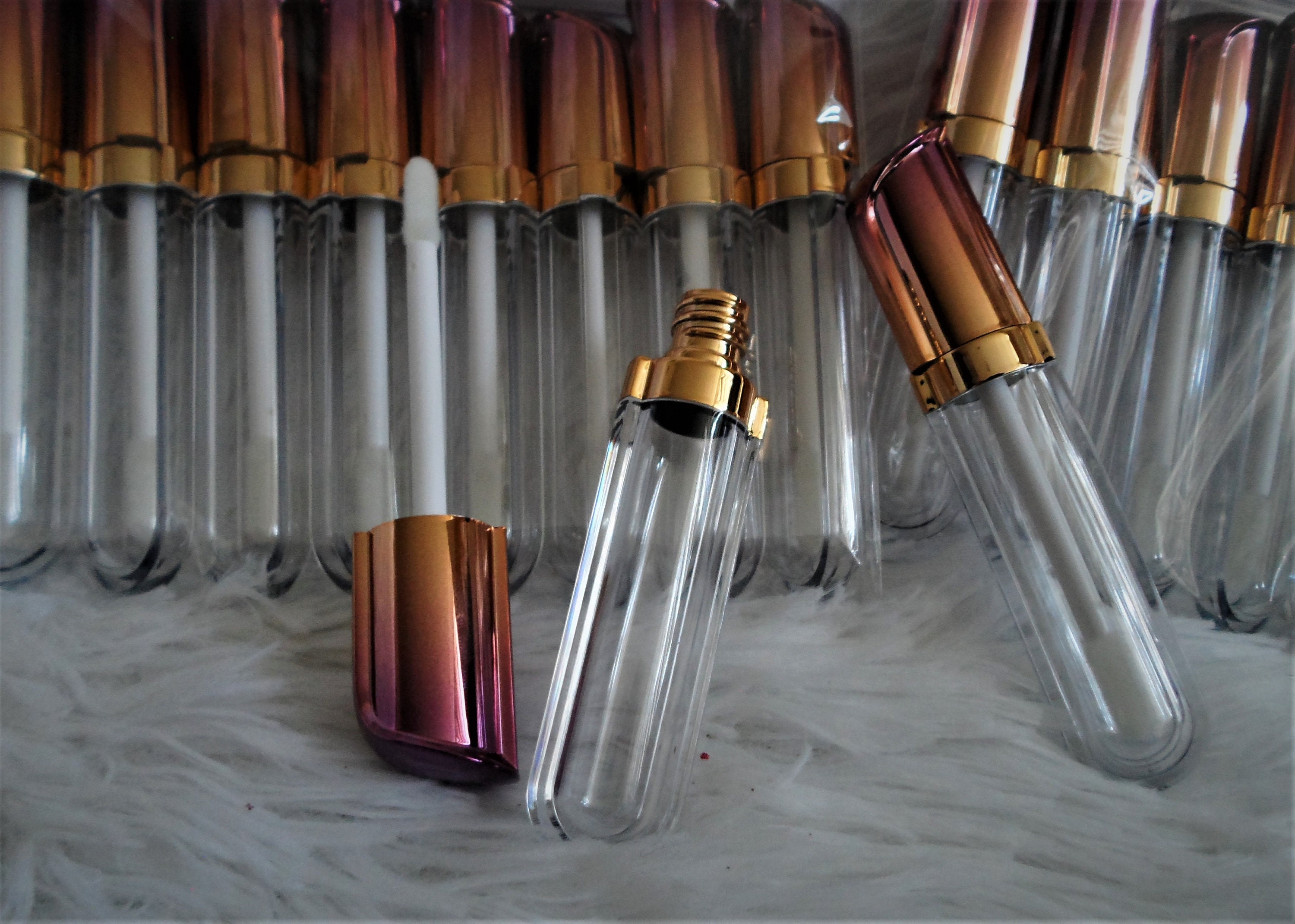 20 Pack Cosmetic Lip Gloss Tube with wand Lip Gloss Empty Etsy