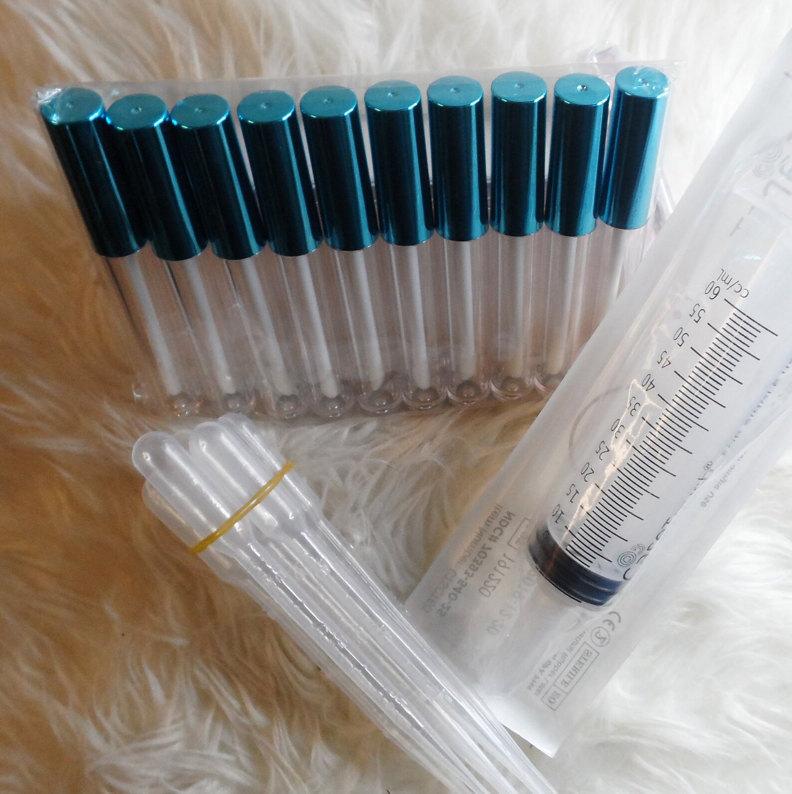 Lip Gloss Syringe Kit 60ML Syringe Pipettes Empty Lip Etsy