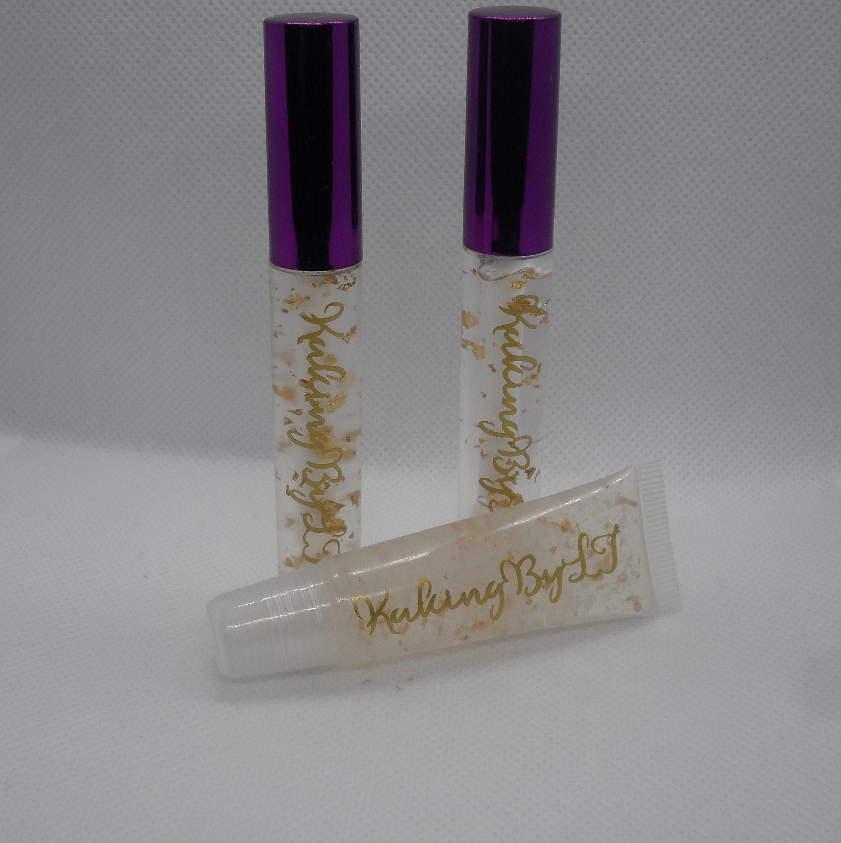 Gold Flakes Lip Gloss 24k Lip Gloss Clear Lip Gloss Gold Etsy